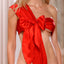Sunspice - Naughty Bow & Garter - V028 - red one-piece that ties up your bust & crotch in a big bow. comes with matching bow garter. (2)