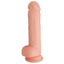 Escapade - Superior 6" Silicone Dong - realistically shaped vibrating dong features 10 thrilling vibration modes + one-key burst mode. Flesh (3)