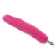 Metal Anal Plug With Padded Tail Hot Pink. This beginner-friendly metal anal plug for furries has a long & slender fluffy tail, with internal padding for extra body & shape.