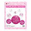 Team Bride Badges 8-Piece Set - multi-sized badges attach via safety pins & are the perfect way to unite your bridal team. package
