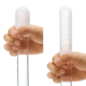 Tenga Pocket-Sized Masturbator - Crystal Mist Texture surrounds you w/ pleasurable micronub textures & comes in a resealable pocket-sized pouch for hygienic disposal. How to use.