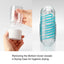 Tenga Spinner - Pixel.This innovative masturbator has a firm but gentle textured gel sleeve & an internal coil that twists the sleeve around you as you stroke for awesome stimulation. Hygienic drying.
