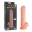 Escapade - The Expert 6" Silicone Dong - realistic dildo has a thick & veiny straight shaft with 10 vibration modes, rotation & a one-key burst mode. Flesh, box