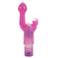  The Original Bunny Kiss Rabbit Vibrator offers dual stimulation with its insertable internal G-spot head & bunny-shaped clitoral stimulator. Pink.