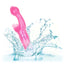 The Original Butterfly Kiss G-Spot & Clitoris Vibrator pampers your G-spot & clitoris w/ a bulbous tapered head & a butterfly-shaped stimulator w/ fluttering antennae & wings. Pink. Waterproof.