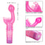 The Original Butterfly Kiss G-Spot & Clitoris Vibrator pampers your G-spot & clitoris w/ a bulbous tapered head & a butterfly-shaped stimulator w/ fluttering antennae & wings. Pink-features.