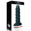The Thrill of Joy - Rowan Dildo - medium is here to fulfil your fantasies of being filled! This dong features a ridged phallic-shaped head and its shaft is adorned with a raised spiralling helix pattern for extra stimulation along your sensitive inner walls as it thrusts in and out of you. Black-package.