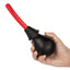 Ultra Douche - detachable douche has an easy-squeeze 190ml PVC bulb & a curved nozzle with multi-directional spray for the utmost hygienic anal cleansing. Black with Red nozzle 2