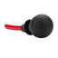 Ultra Douche - detachable douche has an easy-squeeze 190ml PVC bulb & a curved nozzle with multi-directional spray for the utmost hygienic anal cleansing. Black with Red nozzle 4