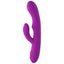 FemmeFunn Ultra Rabbit Massager - rabbit vibrator has 3 motors for clitoral stimulation, G-spot vibration & come-hither motions for extra internal stimulation - purple