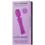 FemmeFunn - Ultra Wand - ergonomic wand has a comfy handle & flexible head that contains 10 vibration modes. rechargeable, textured body. Purple, box