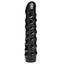 Vac-U-Lock 8" Spiral Code Black Raging Hard-Ons Dildo has a spiralling ribbed texture & is compatible w/ the Vac-U-Lock range.