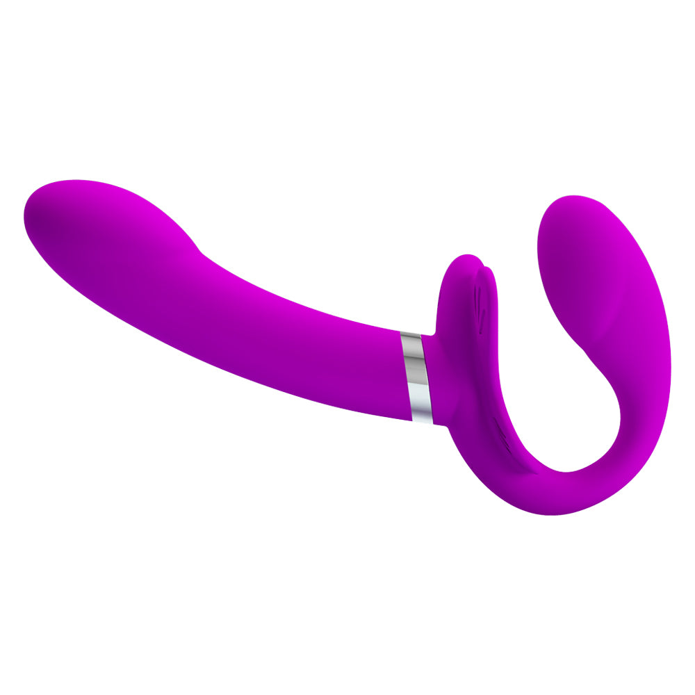 Pretty Love - Valerie - strapless strap-on delivering 12 vibration modes to both G-spots. Silicone, rechargeable (2)