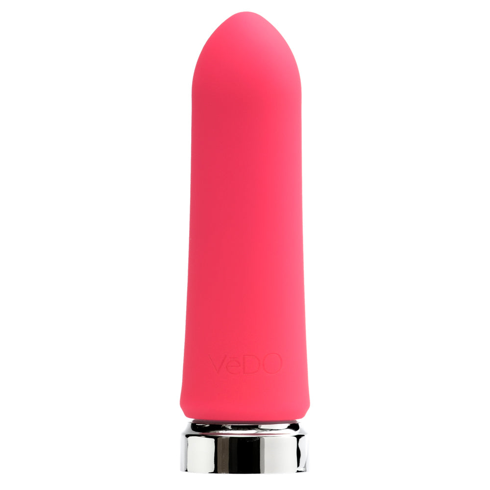 This discreetly quiet vibrating bullet has 10 wicked vibration modes & a tapered tip to tease & please you anywhere, anytime. Pink.