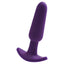 Vedo Bump Rechargeable Vibrating Anal Plug has a round tip + long thin shaft for comfortable insertion & a recessed section on acurved base so you can rock on it. Purple (2)