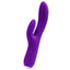 This rabbit vibrator has a curved bulbous G-spot head & a nubby clitoral arm with 12 vibration modes each for awesome blended pleasure. Indigo (2)