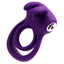 Vedo Thunder Bunny Rechargeable Vibrating Clitoral Cock & Ball Ring fits snugly & securely around the shaft + testicles & has rabbit ears for her clitoral pleasure. Purple (2)