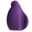 Vedo Yumi Rechargeable Lay-On Finger Vibrator is contoured to fit between your index & middle fingers & has a flat underside + nubby tip for either broad or precise stimulation. Purple (3)