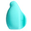 Vedo Yumi Rechargeable Lay-On Finger Vibrator is contoured to fit between your index & middle fingers & has a flat underside + nubby tip for either broad or precise stimulation. Turquoise (3)