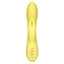 California Dreaming Venice Vixen Rabbit Vibrator - hollow clitoral teaser has 10 vibration functions while the bulbous G-spot targeting tip has 3 functions. Yellow 3