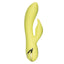 California Dreaming Venice Vixen Rabbit Vibrator - hollow clitoral teaser has 10 vibration functions while the bulbous G-spot targeting tip has 3 functions. Yellow 4