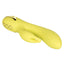 California Dreaming Venice Vixen Rabbit Vibrator - hollow clitoral teaser has 10 vibration functions while the bulbous G-spot targeting tip has 3 functions. Yellow 6