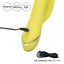 California Dreaming Venice Vixen Rabbit Vibrator - hollow clitoral teaser has 10 vibration functions while the bulbous G-spot targeting tip has 3 functions. Yellow 9