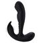 Vibrating Prostate Stimulator - Rolling Ball - 10 vibration functions & 5 rolling programs, t-bar base, rechargeable, silicone, waterproof. Black, in action