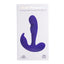 Vibrating Prostate Stimulator - Rolling Ball - 10 vibration functions & 5 rolling programs, t-bar base, rechargeable, silicone, waterproof. Purple, box