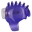 Vibrating Textured Finger Teaser Ring slips over your fingertip w/ a soft, stretchy ring & has a ribbed surface to enhance the single vibration speed. Purple. (2)