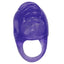 Vibrating Textured Finger Teaser Ring slips over your fingertip w/ a soft, stretchy ring & has a ribbed surface to enhance the single vibration speed. Purple. (3)