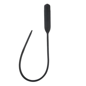 10-Speed Silicone Vibrating Urethral Sound - Long - long & flexible urethral toy can stimulate your entire penis from the inside out w/ its long tapered tip & 10 vibration modes.