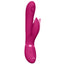 Vive Aimi G-Spot Pulse Wave Swinging Rabbit Vibrator pulses & thumps against your G-spot while the textured clitoral arm vibrates & swings against your clitoris in 10 modes each. Pink.