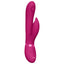 Vive Aimi G-Spot Pulse Wave Swinging Rabbit Vibrator pulses & thumps against your G-spot while the textured clitoral arm vibrates & swings against your clitoris in 10 modes each. Pink. (2)