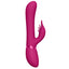 Vive Chou Rabbit Vibrator With Interchangeable Clitoral Heads has 10 independent vibration modes in its insertable G-spot head & clitoral arm, which has 4 different sleeves for versatile fun. Red. (2)