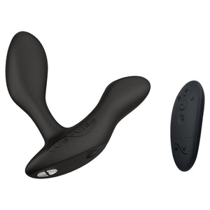 We-Vibe Vector+ App-Compatible Prostate & Perineum Massager stimulates the P-spot & perineum w/ 10+ vibration modes for dual stimulation. App-compatible & remote-controllable for more ways to play. Remote.