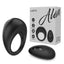 Winyi Alan Remote Control Vibrating Cock Ring comes w/ a wireless remote control for seamless setting adjustment during play. Package.