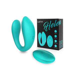 Winyi Helen - Remote Control G-Spot & Clitoral Stimulator has dual motors for dual G-spot & clitoral stimulation solo or during partnered sex & is whisper-quiet for fun in public. Package.