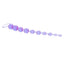 X-10 Jelly Anal Beads are made of firm yet flexible PVC & graduate in size so you can progress at your own pace & use the retrieval ring for easy removal. Purple 2
