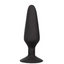 XL Silicone Inflatable Anal Plug w/ Suction Cup - easy-insert tapered tip & comes w/ a hand-squeeze bulb + detachable hose to inflate the toy.