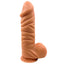 X-Men - Oliver's Cock - textured PVC dildo has deep contours & grooves that add more stimulation when used vaginally or anally & also holds lubricant for ages. Flesh.