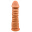X-Men - Oliver's Cock - textured PVC dildo has deep contours & grooves that add more stimulation when used vaginally or anally & also holds lubricant for ages. Flesh 3.