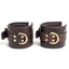  Zorba Brown Oiled Pull-Up Leather Wrist Cuffs are pull-up treated to create a 2-tone aged effect over time in the beautiful brown & gold finish. (3)