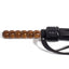 Zorba Leather Flogger With Beaded Wooden Handle is made from stiff calf leather & has a polished wooden handle w/ a beaded texture for great grip. (3)