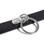  Zorba Lockable Non-Swivel Leather Collar has a large O-ring set into the collar via a non-swivel D-ring & solid metal bracket + a lockable buckle to restrict the wearer. (2)