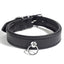  Zorba Padded Leather Collar With O-Ring has a plain design for a subtle look & is lightly padded for comfortable wear.