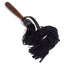  Zorba Suede Flogger has a contoured polished wooden handle w/ a wrist loop for a secure grip. (2)
